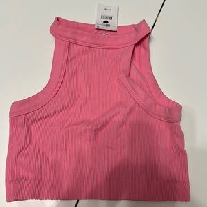 Pink crop top